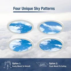 Case Of 4 - 12in. LED Round Sky Downlights - 24W - 1200 Lumens - Beyond LED Technology -Zenith Boutique Store ampl0o0pjhs1mzi5uylk 71205.1681407456
