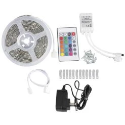 9ft. 10in. LED Color Changing RGB Flexible Plug-in Tape Light - 7.5W - 400 Lumens - With Remote Control - Pinegreen Lighting -Zenith Boutique Store be0o34xbcbsvf3ydoxnq 33659.1688551075
