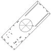 4in. New Construction Plate For Recessed And Wafer Downlights - Keystone