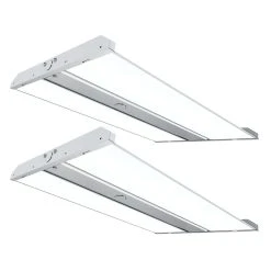 Case Of 2 - LED Linear High Bay - Wattage Adjustable Up To 320W - Up To 48,000 Lumens - 4000K/5000K - Venas