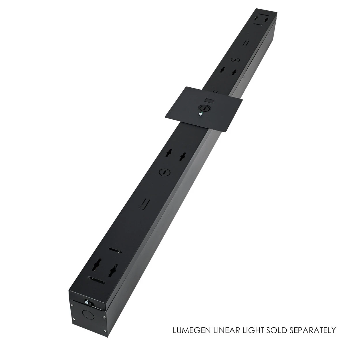 4ft. Surface Mount Kit For LumeGen Linear Light - Black Finish 2 4ft. Surface Mount Kit For LumeGen Linear Light - Black Finish - Image 2