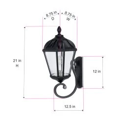 Solar LED Royal Bulb Lantern Light - Black - Gama Sonic 27 Solar LED Royal Bulb Lantern Light - Black - Gama Sonic -Zenith Boutique Store eicybbbyb1miipe5wsoq 06806.1681246434