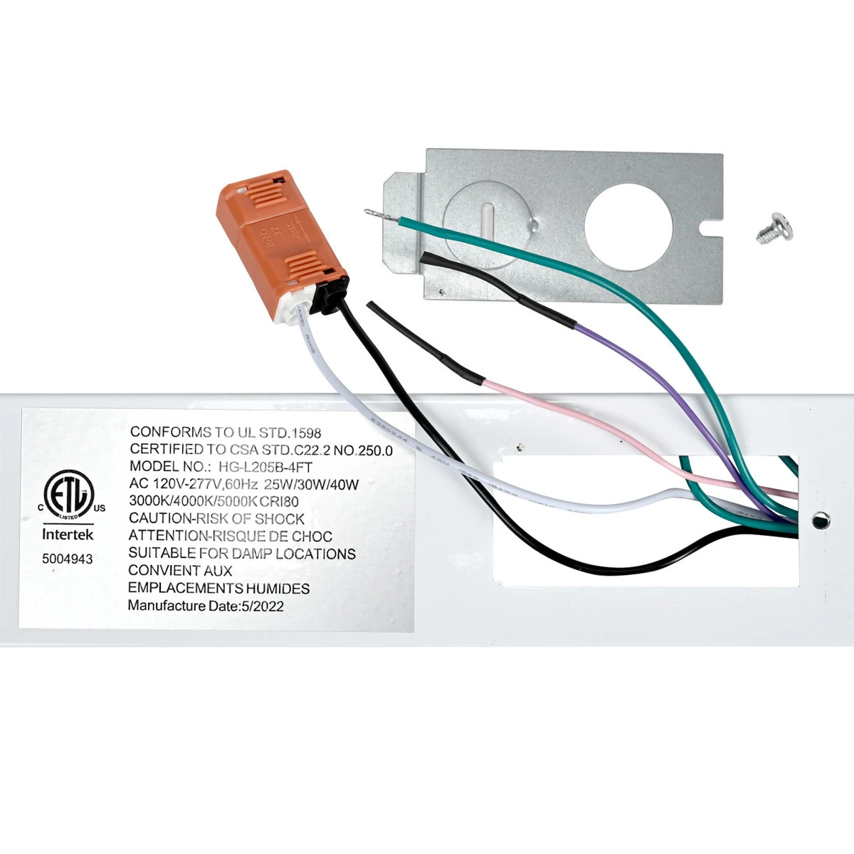 4ft. LED Wattage Adjustable & Color Tunable Linear Strip Light - 25W/30W/40W - 3500K/4000K/5000K - Jen Lighting 6 4ft. LED Wattage Adjustable & Color Tunable Linear Strip Light - 25W/30W/40W - 3500K/4000K/5000K - Jen Lighting - Image 6