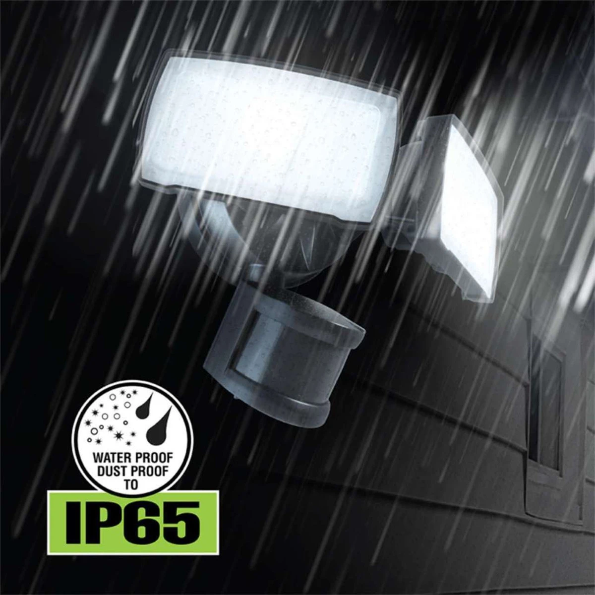 Bronze Motion-Activated LED 2-Head Flood Light - 25W - 2100 Lumens - 5000K - Good Earth 9 Bronze Motion-Activated LED 2-Head Flood Light - 25W - 2100 Lumens - 5000K - Good Earth - Image 9