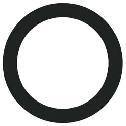 4in. Interchangeable Trim For Recessed Wafer Downlights - Matte Black - Keystone