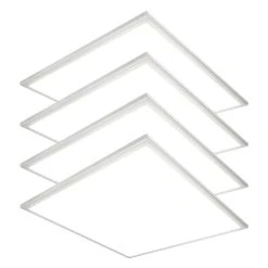 Case Of 4 - 2x2 LED Flat Panel Light - Wattage Adjustable 20W/30W/40W - Color Tunable 40K/50K/65K - Jen Lighting