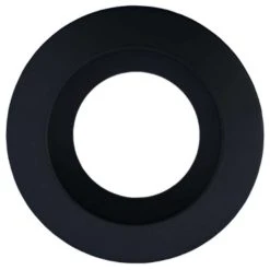 8in. Interchangeable Trim For Integrated Driver Downlights - Matte Black - Keystone