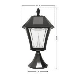 Solar LED Baytown II Lantern Light - Gama Sonic -Zenith Boutique Store haniadyzb9a1u9rbioc3 64378.1698372546