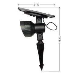 Solar LED Progressive Spot Light - Black - Gama Sonic -Zenith Boutique Store hfcj052uuvtygqqvqtk9 03803.1681542210