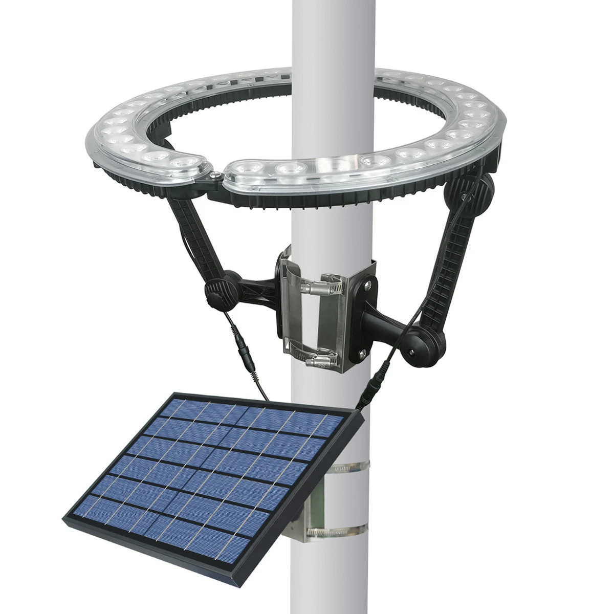 LED Solar Flagpole Ring Light - 1140 Lumens - LumeGen 4 LED Solar Flagpole Ring Light - 1140 Lumens - LumeGen - Image 4