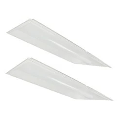 Case Of 2 - 2x4 LED Troffer Retrofit Kit - Wattage Adjustable 30W/40W/50W - Color Tunable 35K/40K/50K - LumeGen