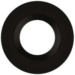 6in. Interchangeable Trim For Retrofit Downlights - Matte Black - Keystone