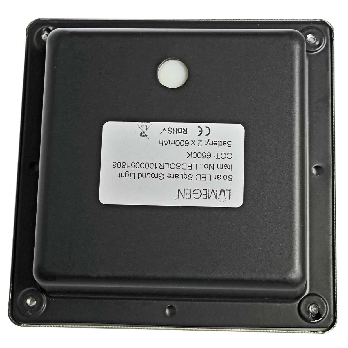 LED Solar Square Deck Light For Outdoor Driveway, Garden, Path, Patio, Or Lawn - LumeGen 3 LED Solar Square Deck Light For Outdoor Driveway, Garden, Path, Patio, Or Lawn - LumeGen - Image 3