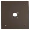 Bronze Mounting Back Plate For LED Canopy Fixture - Keystone