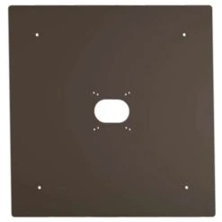 Bronze Mounting Back Plate For LED Canopy Fixture - Keystone