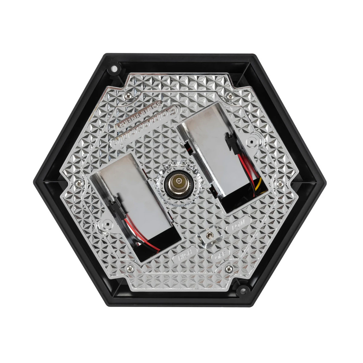 LED Victorian Morph Solar Double Lamp Post Lights - 300 Lumens - 2700K - Black Finish - Gama Sonic 5 LED Victorian Morph Solar Double Lamp Post Lights - 300 Lumens - 2700K - Black Finish - Gama Sonic - Image 5