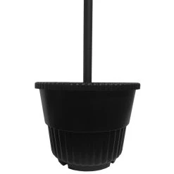 Solar LED Triple-Head Solar Lamp With Post Set And Planter - 90 Lumens - Black Finish - Gama Sonic -Zenith Boutique Store jve7wewinkcipo9ucmno 10726.1688542474