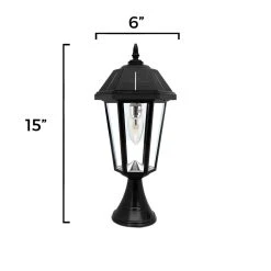 Solar LED Topaz Lantern Light - 50 Lumens - 3100K/6000K - Black Finish - Gama Sonic 18 Solar LED Topaz Lantern Light - 50 Lumens - 3100K/6000K - Black Finish - Gama Sonic -Zenith Boutique Store ku1i7wundvk5kwbxen0p 85498.1681246384