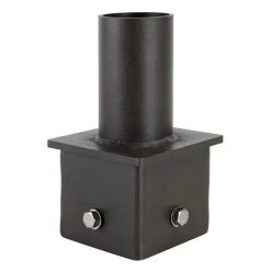 4" Square Pole Mount With 2-3/8" Tenon