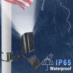 Solar LED Adjustable Flagpole Light - 360 Lumens - LumeGen -Zenith Boutique Store qhtrlecqmeijuzbxl9ky 97341.1698313516