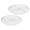 2-Pack - 6in. LED Color Tunable Disc Downlight - 10W - 1000 Lumens - 27K/30K/40K/50K/60K