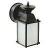 LED Black Outdoor Wall Lantern - Dual Sensor - Euri Lighting