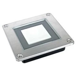 LED Solar Square Deck Light For Outdoor Driveway, Garden, Path, Patio, Or Lawn - LumeGen