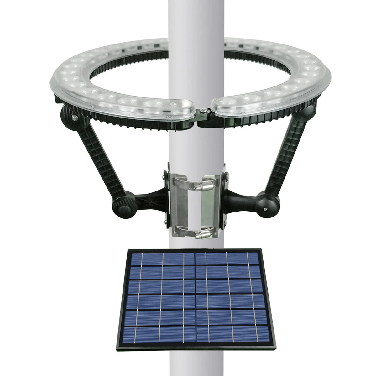 LED Solar Flagpole Ring Light - 1140 Lumens - LumeGen 3 LED Solar Flagpole Ring Light - 1140 Lumens - LumeGen - Image 3