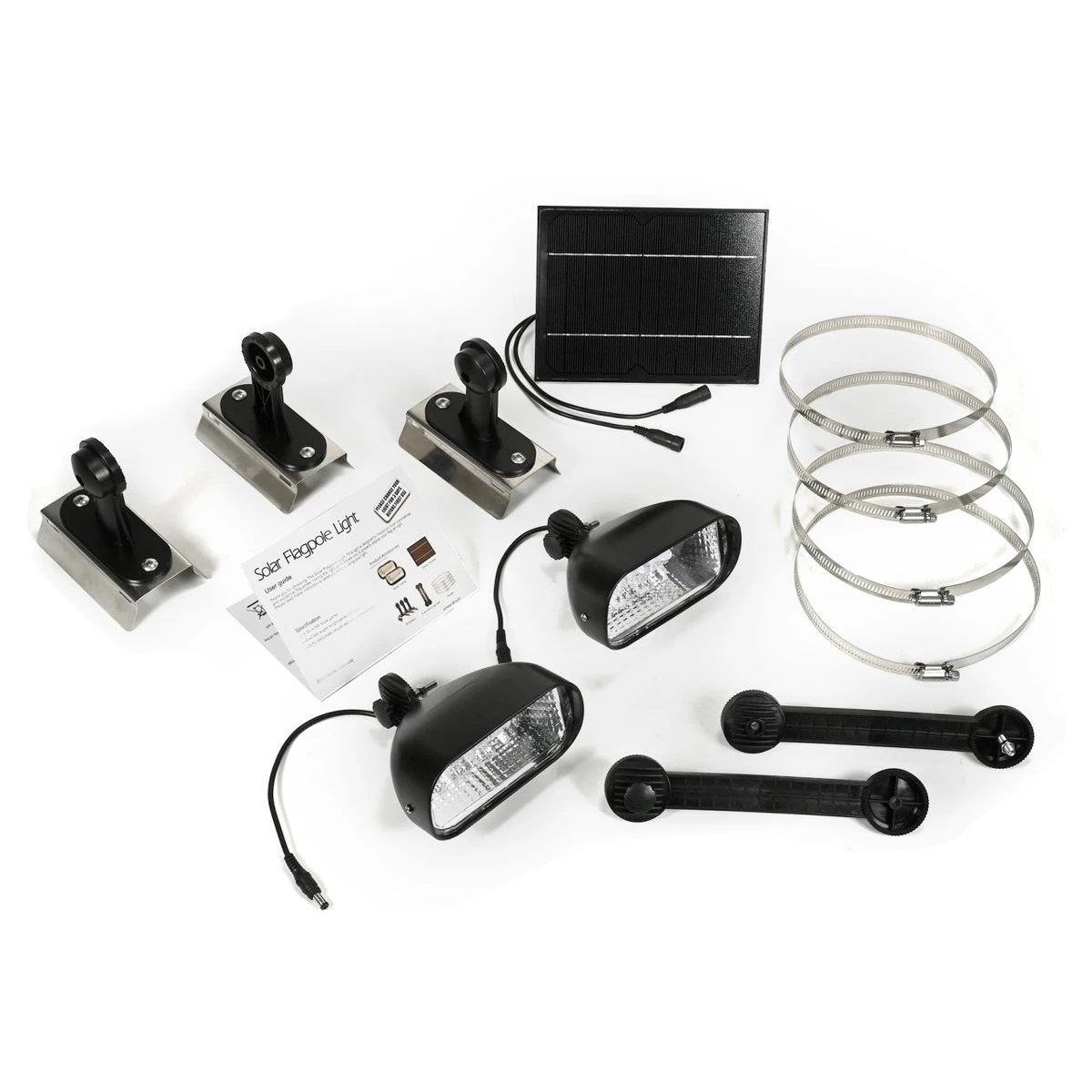 Solar LED Dual-Head Flagpole Light - 640 Lumens - LumeGen 8 Solar LED Dual-Head Flagpole Light - 640 Lumens - LumeGen - Image 8