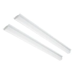 Case Of 2 - 4ft. Wattage Adjustable & Color Tunable LED Linear Strip Light Retrofit - 22W/30W/40W - 3500K/4000K/5000K - Medinah Power