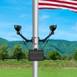 Solar LED Dual-Head Flagpole Light - 640 Lumens - LumeGen 15 Solar LED Dual-Head Flagpole Light - 640 Lumens - LumeGen -Zenith Boutique Store vba1zdhezhbphsv49iop 20907.1698696222