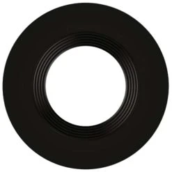 4in. Interchangeable Trim For Retrofit Downlights - Matte Black - Keystone