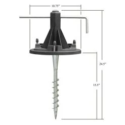 EZ Anchor Lamp Post Base - Gama Sonic -Zenith Boutique Store wqra005qvsddyndlwr84 41461.1682880720