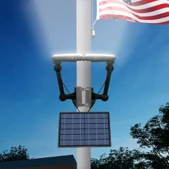 LED Solar Flagpole Ring Light - 1140 Lumens - LumeGen 12 LED Solar Flagpole Ring Light - 1140 Lumens - LumeGen -Zenith Boutique Store wz6jj5trhv8npxm783w1 90420.1698308951