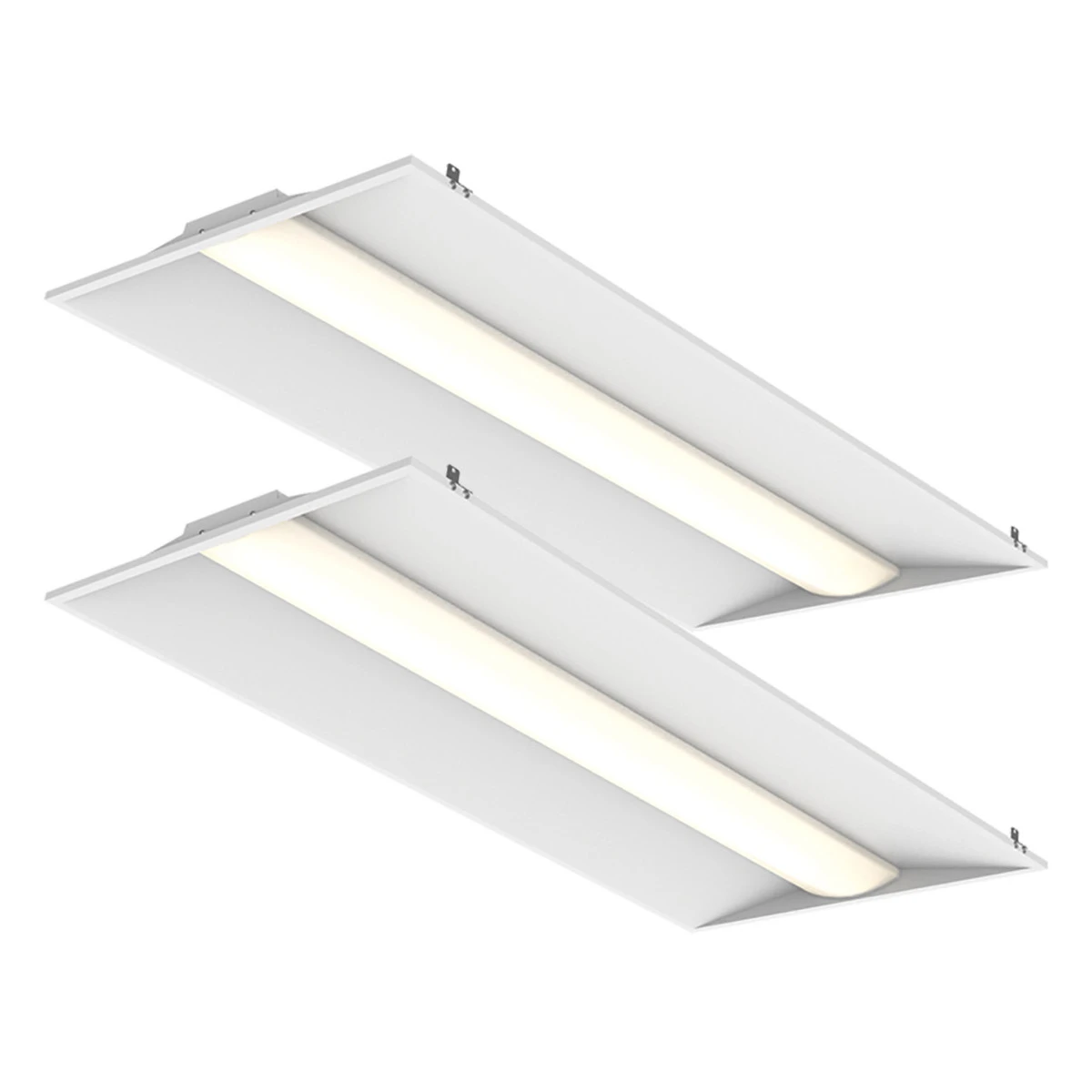 Case Of 2 - 2x4 LED Troffer Light - Wattage Adjustable 30W/40W/50W - Color Tunable 35K/40K/50K - LumeGen 1 Case Of 2 - 2x4 LED Troffer Light - Wattage Adjustable 30W/40W/50W - Color Tunable 35K/40K/50K - LumeGen