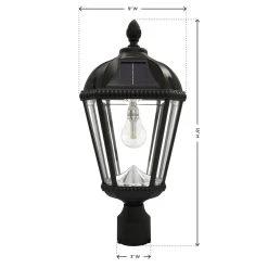 Solar LED Royal Bulb Lantern Light - Black - Gama Sonic 31 Solar LED Royal Bulb Lantern Light - Black - Gama Sonic -Zenith Boutique Store ycxzucwnf5dbv3x9ylxd 50150.1681246439