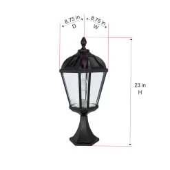 Solar LED Royal Bulb Lantern Light - Black - Gama Sonic 29 Solar LED Royal Bulb Lantern Light - Black - Gama Sonic -Zenith Boutique Store ywdgrwm809iv2gebxaly 06790.1681246436