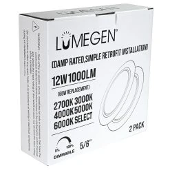 2-Pack - 6in. LED Color Tunable Disc Downlight - 10W - 1000 Lumens - 27K/30K/40K/50K/60K -Zenith Boutique Store zgndcwnlzwexnimow6eh 36303.1697126651