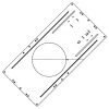 6in. New Construction Plate For Recessed And Wafer Downlights - Keystone