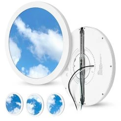 Case Of 4 - 12in. LED Round Sky Downlights - 24W - 1200 Lumens - Beyond LED Technology